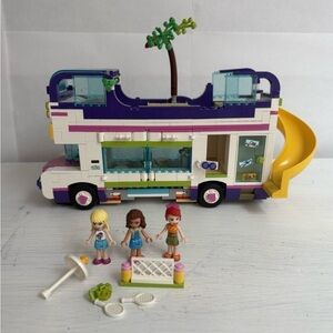 FRIENDS Purple, White and Yellow Campervan Playset with Slide